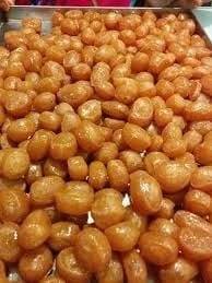 "Chitti Kaja – traditional Andhra sweet with maida and sugar syrup